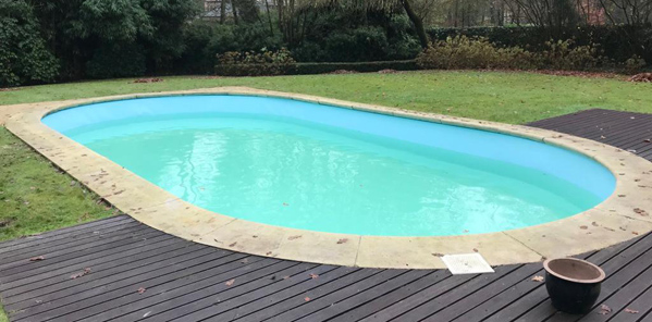 nieuwe liner zwembad