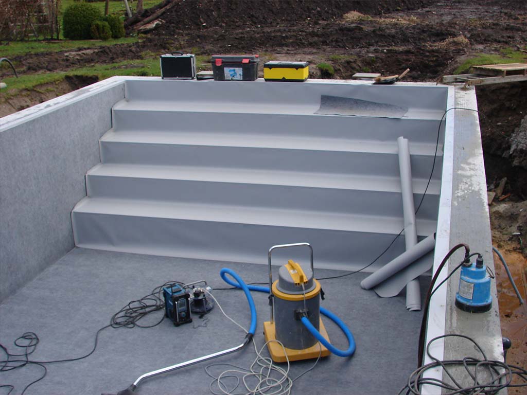 nieuwbouw zwembadliner